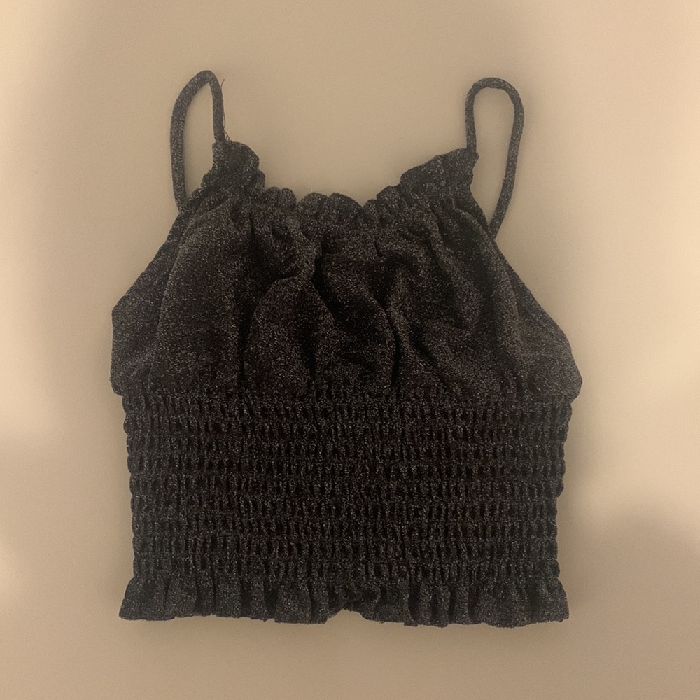 Urban outfitters sparkly crop top size xs